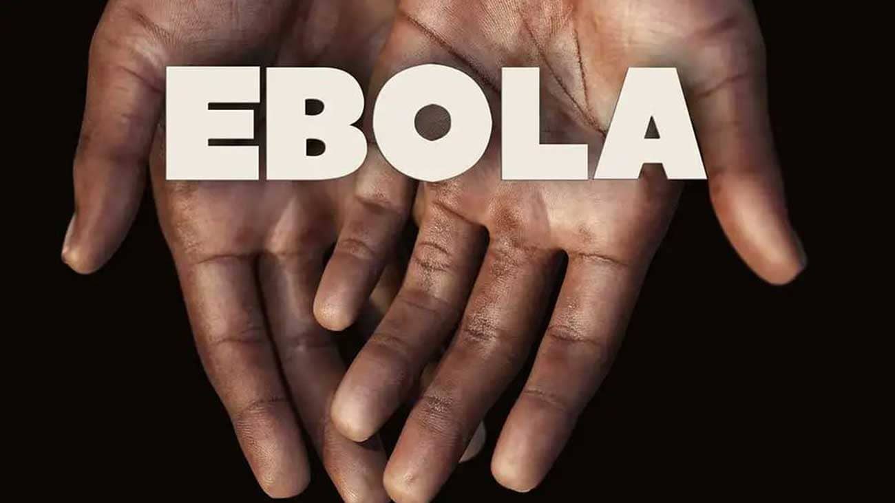 Ebola Illustration Caring Hands for Death